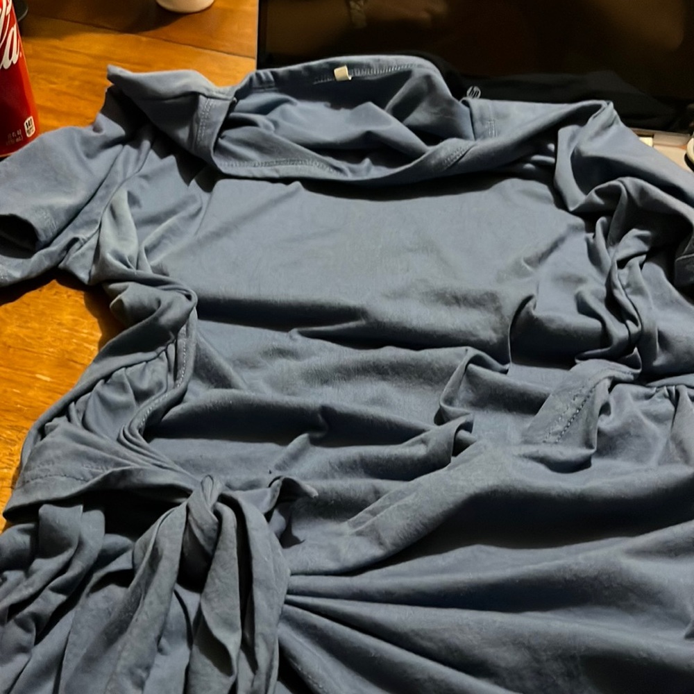 Blue dress
